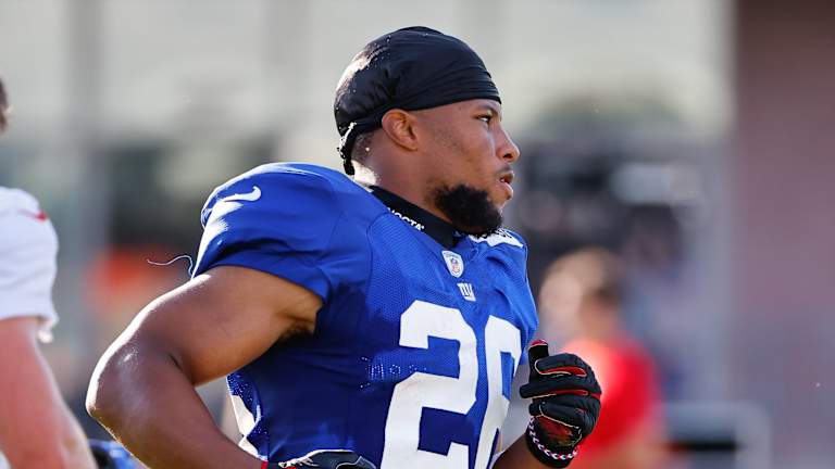 Saquon Barkley sin arrepentimientos por su contrato, espera un futuro con los Giants.
